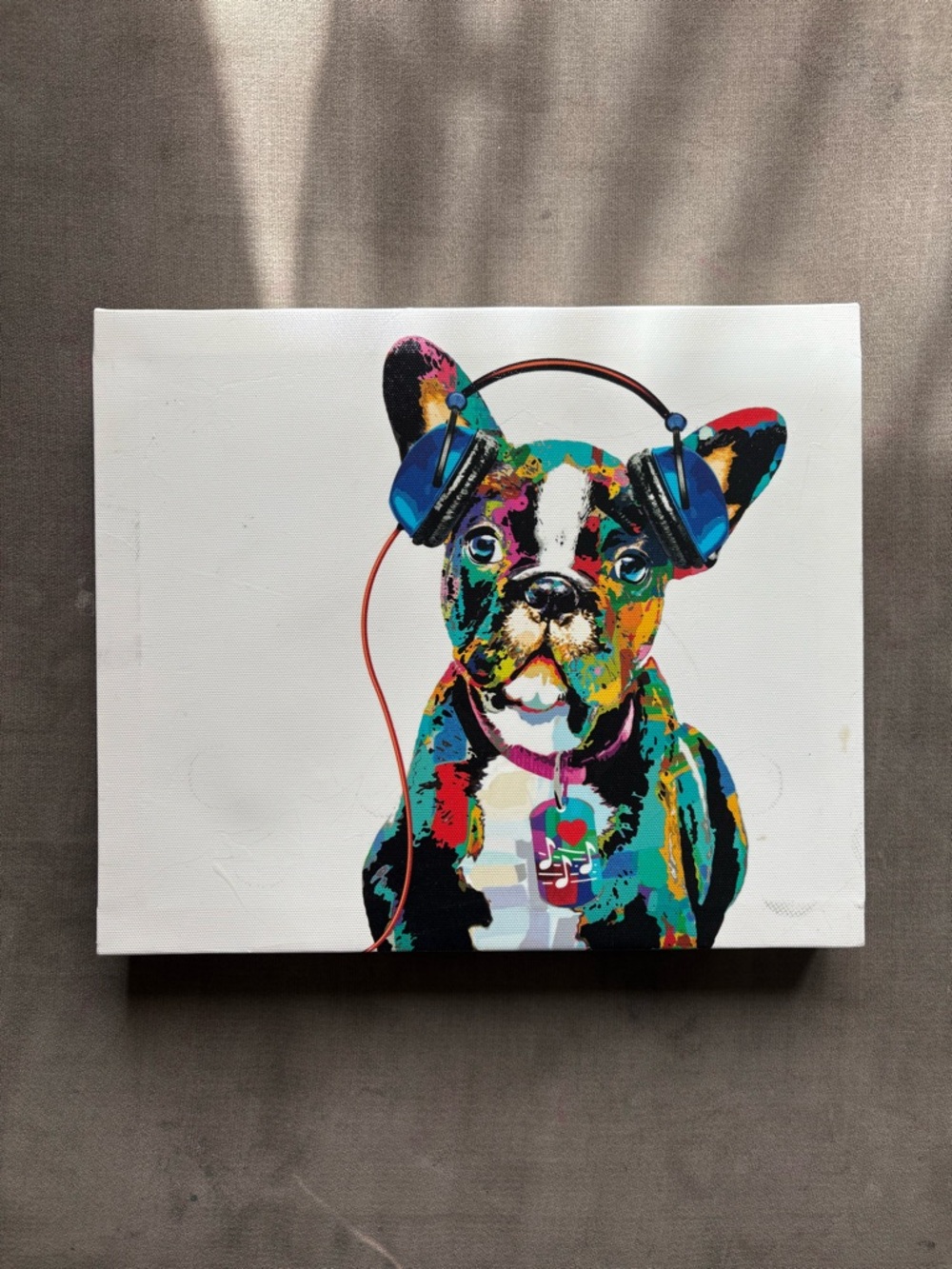 Amp Giclee by Alan Lambert Wrapped Canvas Art – 12” x 10” Colorful Pop Art